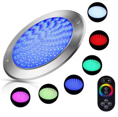 China DC12V 24V 18w 24w 35w Cascada al aire libre Multicolor rgb subacuático montado en la pared natación ip68 en venta