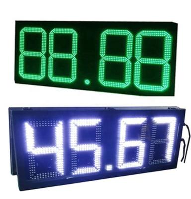 China US Regular 7 Segment LED Price Switch Sign Gas Station LED Display Price Big Display Board for sale