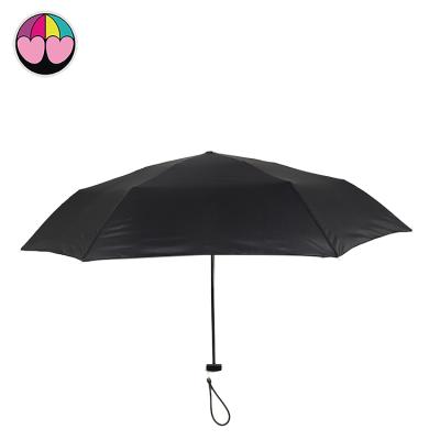 China CLASSIC Advertising Folding Umbrella Premium Brand Folding Super Lightweight Flat Umbrella 3 Plated To Handle Lightweight Waterproof Fabric for sale