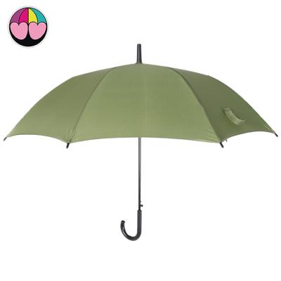 China Classic Solid Fabric Windproof Promotional Straight Umbrella For Sunny Day Gift Automatic Open High Quality Low MOQ Rainy Umbrella for sale