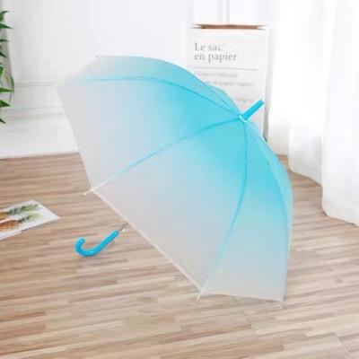 China Automatic gradient CLASSIC EVA Rain Umbrella straight colored for sale for sale