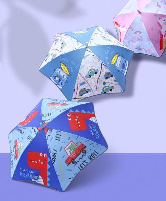 China Safety Kids Umbrella Cartoon Traditional Rounded Rounded Blunt Umbrella For Kids for sale