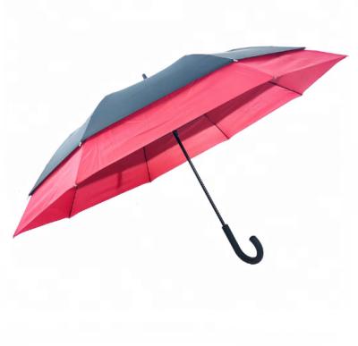 China Gray Features CLASSIC Automatic Contractile Straight Black High Quality Wind Shielding System Umbrellas Flexible Fiberglass Ribs for sale