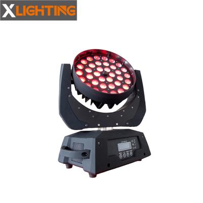 China The smart lighting system of night club etc. Stage Event DJ Disco Led Buzz Wash 36 Led Moving Head Wash for sale