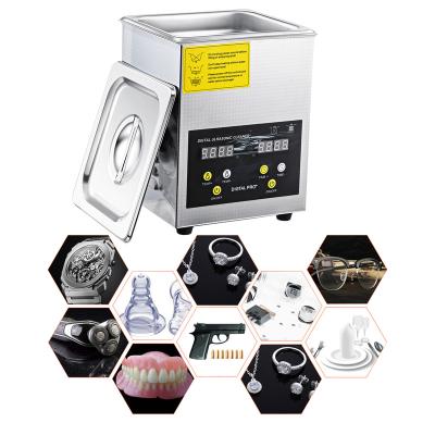 China Hotels 2L ultrasonic jewelry cleaner ultrasonic tooth cleaner commercial ultrasonic cleaner machine for sale