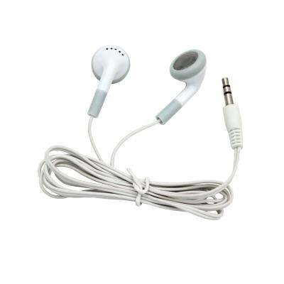 China White In-Ear Cheap Airline Disposable Earphone For Airplanes ,Cheapest Earphone for sale