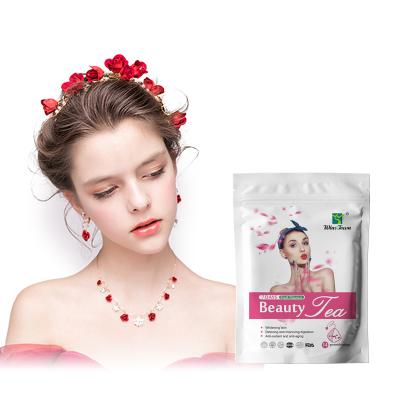 China City Low Fat Premium Skin Rose Herbal Wins Soft Tea Care Rejuvenate Detox Skin Whitening Beauty Tea 7 Day Beauty Tea for sale