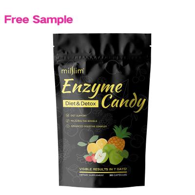 China Fat Burn Private Label Health Care Plant Extract Enzyme Candy Burn Fat Natural Fruit and Vegetable Enzyme Diet Tablets for sale