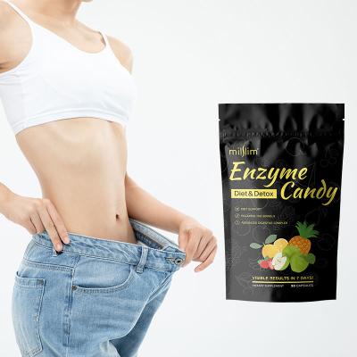 China Weight Loss Private Label Factory Wholesale Detox Extract Oil Burn Detox Tablets Enzyme Candy for sale