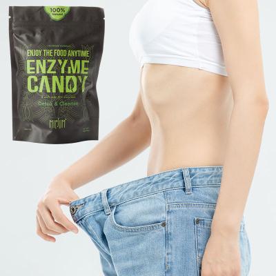 China Promote Digestion Wholesales Health Care Plant Extract Enzyme Candy Fat Reduce Enzymes Fitness Herbs Detox Natural Diet Slimming Tablet for sale