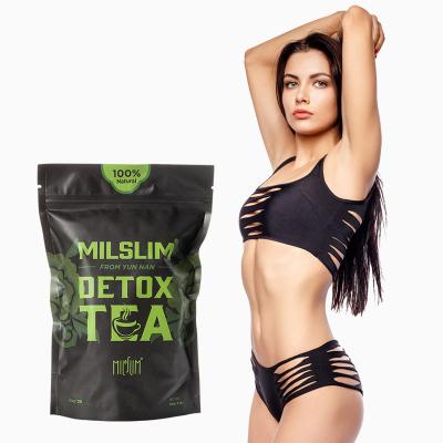 China OEM Low Fat Natural Herbal Free Fitness Design Belly Weight Loss Flat Body Shape Slim Detox Tea 28 Days for sale