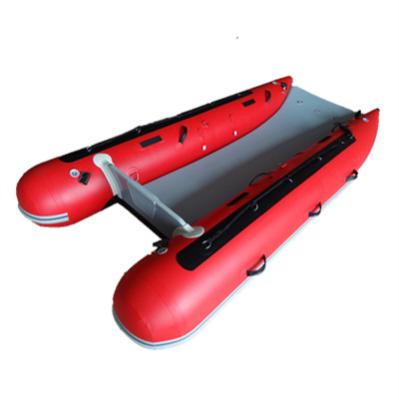 China PVC Comax Inflatable Catamaran Fishing Boat Catamaran Speed ​​Boat for sale