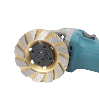 China 100mm 4 Inch 7/8IN Cup Shape Diamond Grinding Wheel Disc Carving Ceramic Granite Concrete Stone Cutting Saw Blade for sale