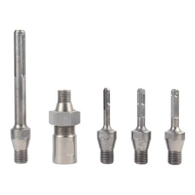 China Masonry Drill Shaft Adapter For M22 Hammer Thread Diamond Core Dry Wet Drill Bit Hole Saw Machine Tools Accessories for sale