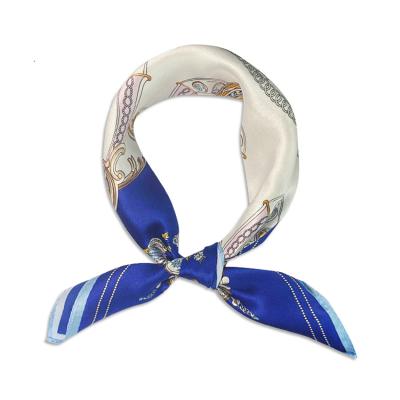 China New Arrival Soft Elegant Scarf Custom Pattern No Min Square Scarf 100% Polyester Scarf for sale