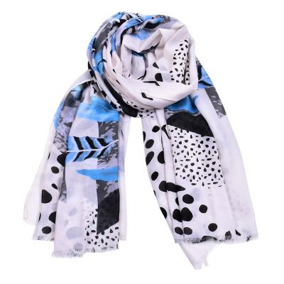 China Customized silk shawl high quality woven scarf custom color polka dot print satin sunscreen scarf for sale