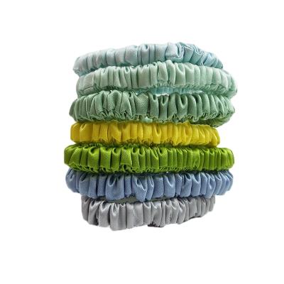 China Fashion low price can be customized high quality color elastic hair band fashion scrunchie for sale