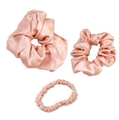 China New Product Fashion High Quality Silk Hair Scrunchie High Elasticity Mulberry Hair Rope For Student Girls for sale