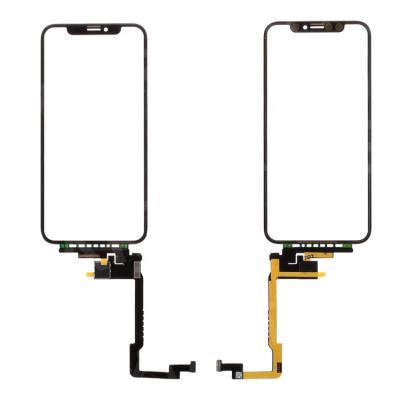 China For Apple iPhone X No Solder Touch Screen With Oca Digitizer Front Glass Lens Outer Panel Cable 02231234 for sale