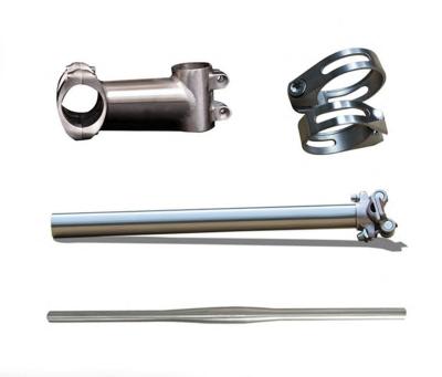 China Best Price Bicycle Titanium Handlebar Seat Post Stem Seat Post Clamp For Road Bike Or Mountain Bike for sale