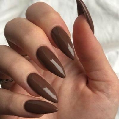 China Custom design 3d almond shape pre design press on long empty private label false nails hand made nails stiletto for sale