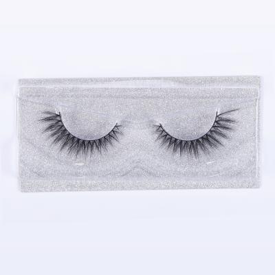 China Full SPARK strip lashes 2021 wholesale fake 3d mink eyelashes vendor private label custom eyelash packaging box for sale