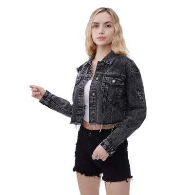 China Wholesale Breathable Denim Jacket Women Street Style Casual Jacket for sale