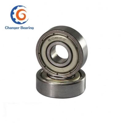 China High Speed ​​Bearing Roller Scooter Ball Bearings Skate Skateboard Wheels Bearings Silver ABEC1 608ZZ for sale