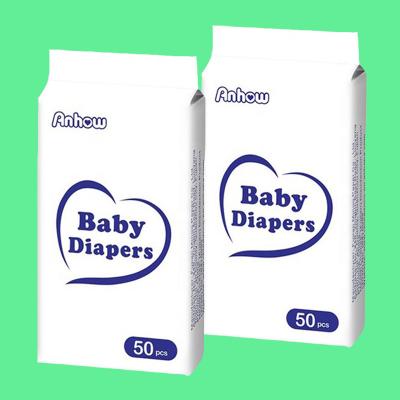 China Hot Selling Anti-allergic Printed Products Baby Diapers XL Size, S Protective Cut Skin-friendly Disposable Magic Tape Diapers For Baby for sale