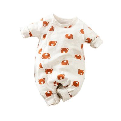 China Softly 2021 Premium High End Pajamas Set Cotton Boys Sleepwear Baby Crawling Clothes for sale