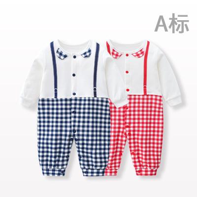 China 100% Organic Cotton Baby Boy Girls 100% Cotton Overalls Spring And Infant Organic Clothes Autumn Romper Casual Daily Wear for sale