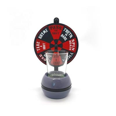 China Drinking game spinning the drinking game wheel of the shooting game set for sale