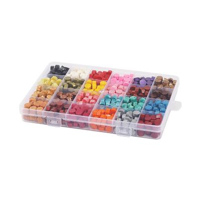 China Eco - Friendly Wax Seal Set , 600 Pcs Octagon Bead Sealing Wax Kit On Plastic Box for sale