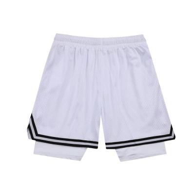 China Breathable Logo Mens Basketball Shorts Embroidery Mesh Shorts Sublimation Breathable Custom Wear for sale