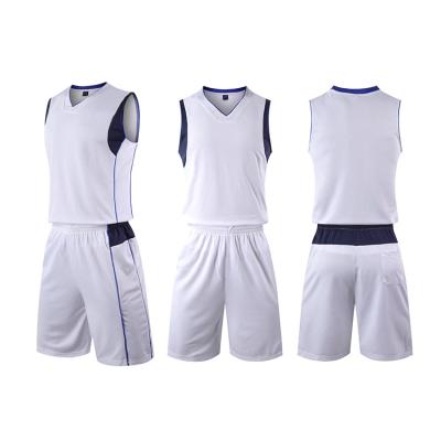 China Breathable Custom Your Own Reversible Team Basketball Uniforms Basketball Clothing Basketball Tank Top Set for sale