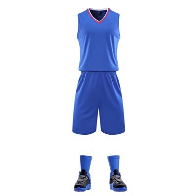 China Breathable Custom Basketball Jerseys Uniform Youth Basketball Reversible Wear for sale