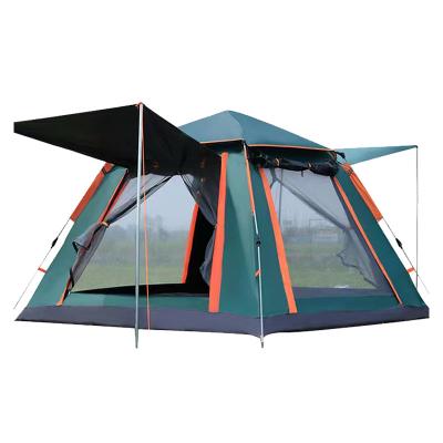 China Wholesale 6-10 Persons Tent House Luxury Automatic Diagonal Tying Type Pop Up Outdoor Tent Camping Tent for sale