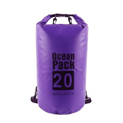 China Outdoor Floating Bucket Bag Dry Bag Ocean Pack Double Shoulder Waterproof Single Shoulder Drift Bag for sale