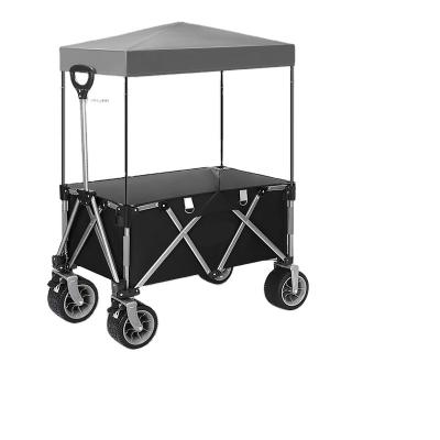 China Wholesale Transfer Goods Inexpensive Sports Folding Field Dining Car Folding Outdoor Service Cart for sale