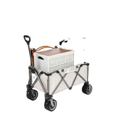 China Transfer Goods Wholesale Outdoor Universal Portable Beach Utility Cart Folding Camper Garden Golf Cart for sale