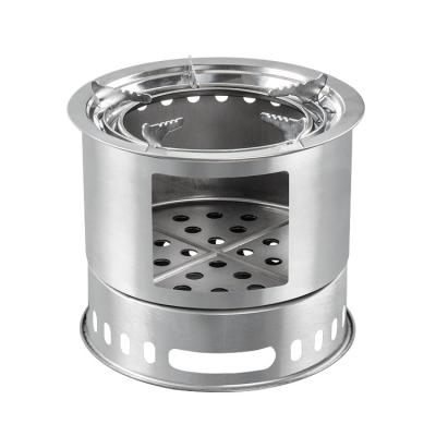 China Outdoor Multifunctional Portable Stove Pellet Cooking Stove Camping Stove Wood Burner Wood Stove for sale