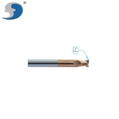 China Long-neck Straight Short-Blade Machining Metal Two-Blade Flat Shank End Mill for sale