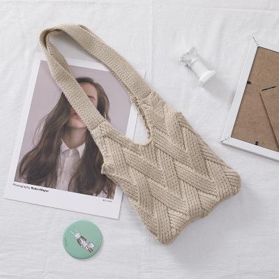 China Main mobile wallet factory custom knit stylish ladies adventurous all-cross bag children's twill single shoulder bag - body bag for sale