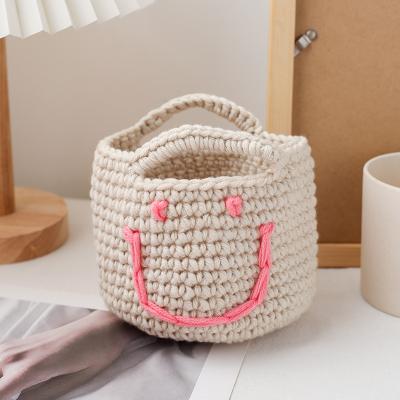 China Decorate Snacks With Photos Factory Custom Knit Kids Bag Handmade Ins Baby Wool Tote Student Mini Trend Wool Shoulder Bag for sale