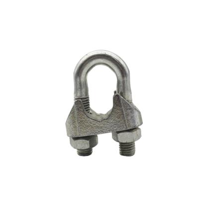 China Wire Rope Fittings Heavy Duty Adjustable US Type Ductile Steel Wire Rope Clips For Rigging Hardware for sale