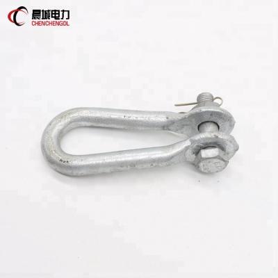 China High Quality Power Hot Dip Galvanized Steel U Shape Shackle Type Link Fitting For Power Line Accessories for sale