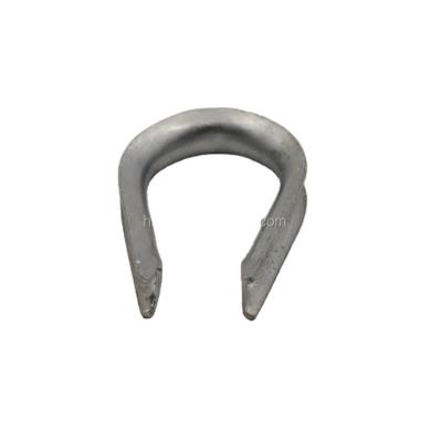 China Hot Sale HDG Wire Rope Overhead Pipe Fittings Thimble for sale