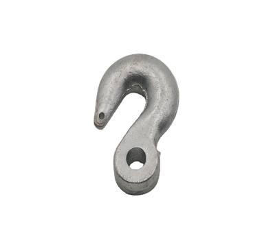 China Overhead Line Accessories Hebei Factory Hot Galvanized Iron Hooks Steel Cable Hook For Hardware Accessories for sale