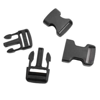 China Plastic Bag Accessories Adjuster Quick Release Side Plastic Buckles Plastic Belt Buckles For Backpacks for sale