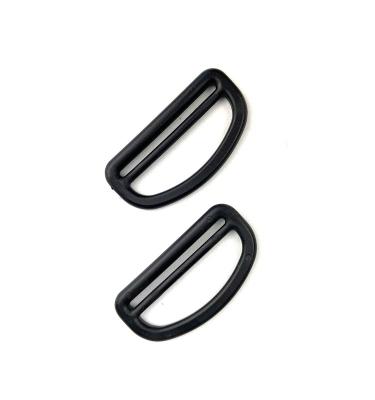 China POM Wholesales High Quality Plastic D Clip D Ring Buckle Standard Size 2 Inch Double for sale